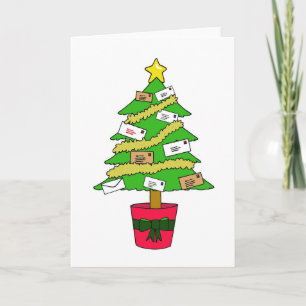 Cartes Pour Fêtes Annuelles Noël heureux de travailleur postal