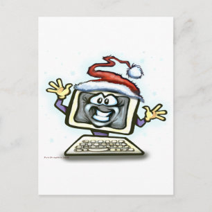Cartes Pour Fêtes Annuelles Noël informatique