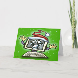 Cartes Pour Fêtes Annuelles Noël informatique