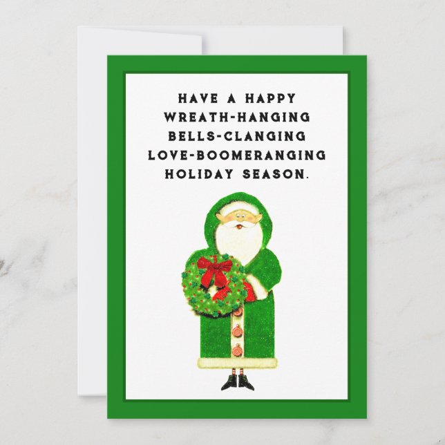 Cartes Pour Fêtes Annuelles Noël irlandais (Devant)