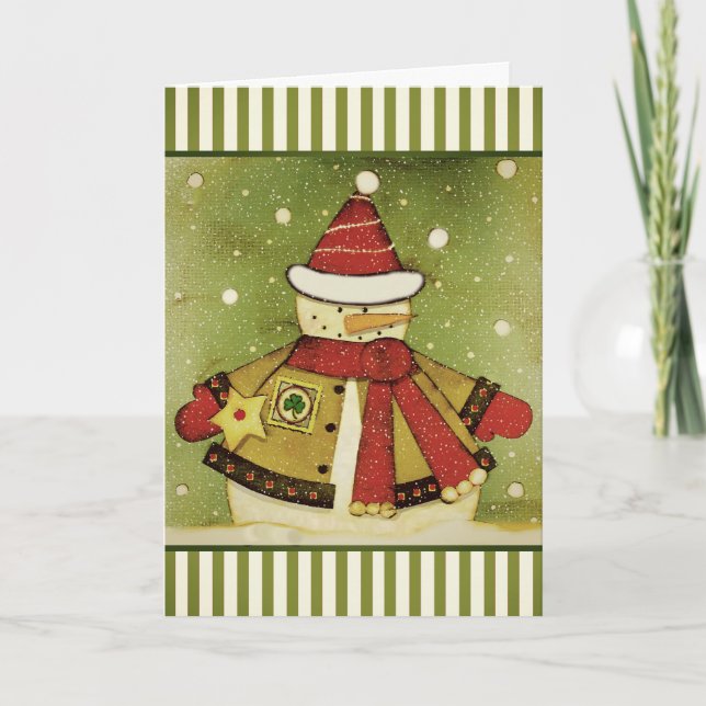 Cartes Pour Fêtes Annuelles Noël irlandais (Devant)
