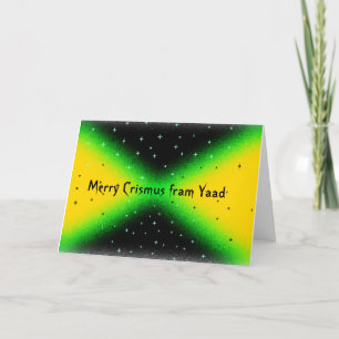 Cartes Pour Fêtes Annuelles Noël jamaïcain