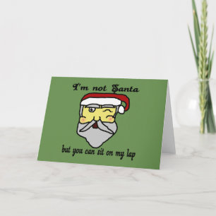 Cartes Pour Fêtes Annuelles Noël: Je ne suis pas Père Noël...