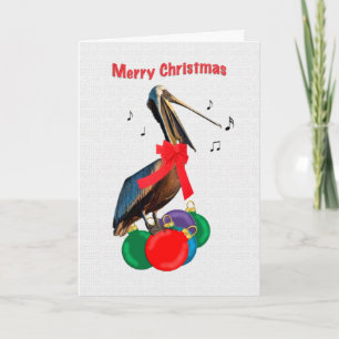 Cartes Pour Fêtes Annuelles Noël, Joyeux, Chant Pélican
