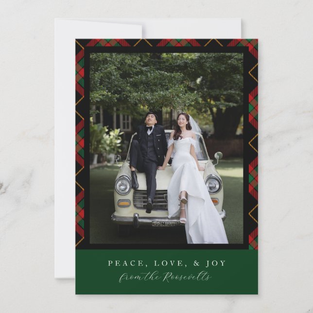 Cartes Pour Fêtes Annuelles Noël Joyeux Noël et marié nouveau prêt (Devant)