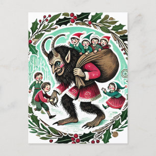Cartes Pour Fêtes Annuelles Noël Krampus