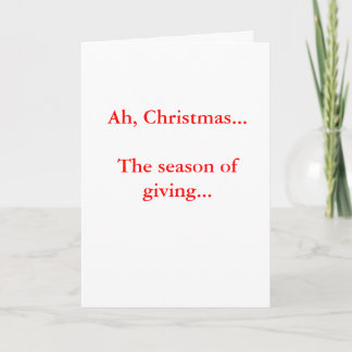 Cartes Pour Fêtes Annuelles Noël - la saison des dons