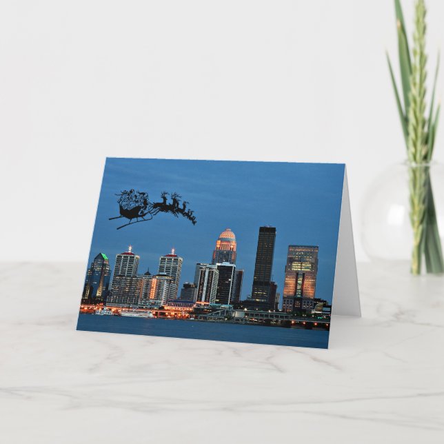 Cartes Pour Fêtes Annuelles Noël Louisville (Devant)