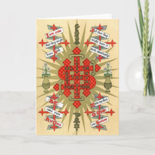 Cartes Pour Fêtes Annuelles Noël lumineux de symbole