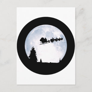 Cartes Pour Fêtes Annuelles Noël Lune