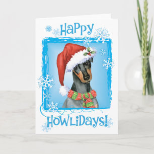 Cartes Pour Fêtes Annuelles Noël Manchester Terrier