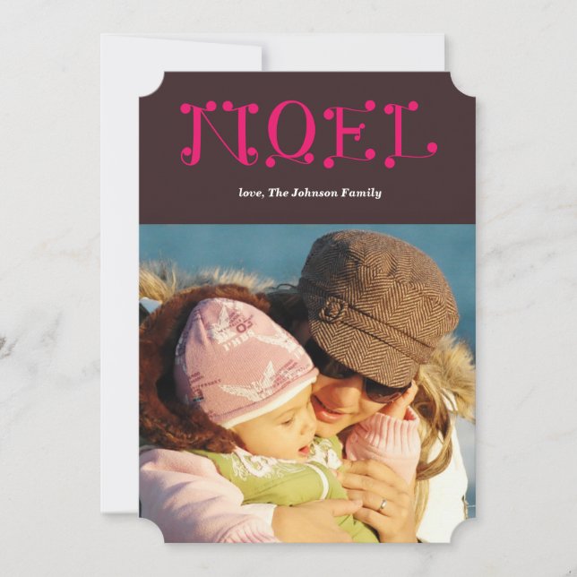 Cartes Pour Fêtes Annuelles NOEL manuscrit (Devant)