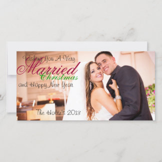Cartes Pour Fêtes Annuelles Noël marié