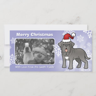 Cartes Pour Fêtes Annuelles Noël Mastiff napolitain
