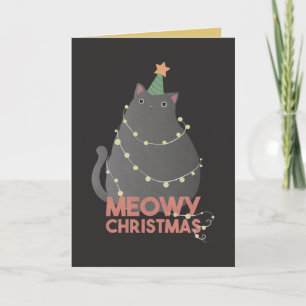 Cartes Pour Fêtes Annuelles Noël Meowy