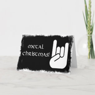 Cartes Pour Fêtes Annuelles Noël métallique !