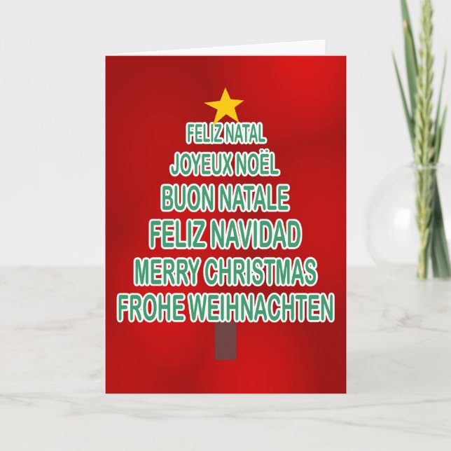 Cartes Pour Fêtes Annuelles Noël multiculturel (Devant)