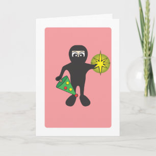 Cartes Pour Fêtes Annuelles Noël Ninja