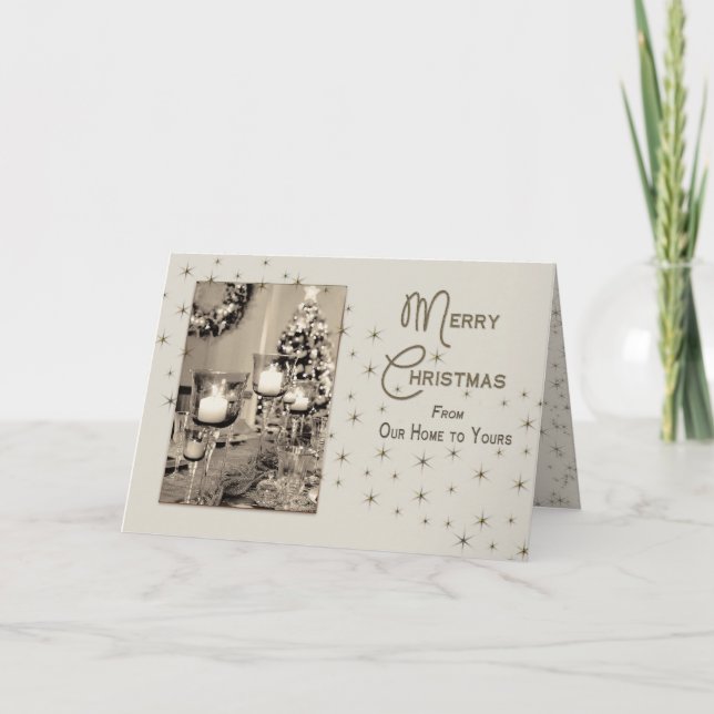 Cartes Pour Fêtes Annuelles NOËL - Notre maison à vous - BEAUCOUP UNIQUE (Devant)