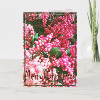 Cartes Pour Fêtes Annuelles Noël, Nouvel An, Vacances - Holly Berries