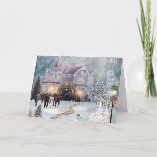 Cartes Pour Fêtes Annuelles Noël occidental