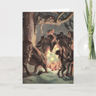 Cartes Pour Fêtes Annuelles Noël païen