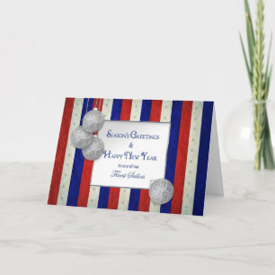Cartes Pour Fêtes Annuelles Noël patriotique - Les meilleurs marins américains