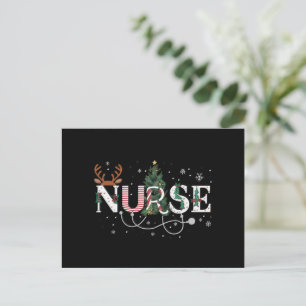 Cartes Pour Fêtes Annuelles Noël Père Noël Préférée Infirmière Noël Cadeaux Fê