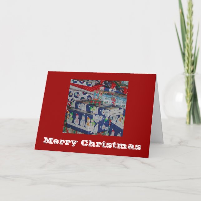 Cartes Pour Fêtes Annuelles Noël personnalisable (Devant)