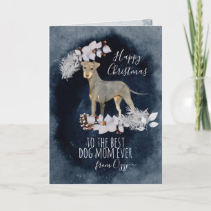Cartes Pour Fêtes Annuelles Noël personnalisé de Manchester Terrier