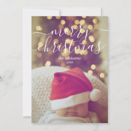 Cartes Pour Fêtes Annuelles Noël photo personnalisée