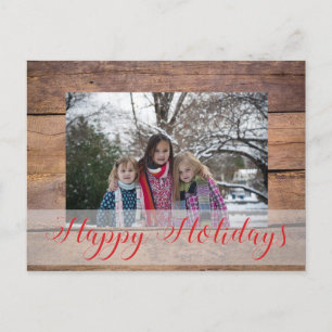 Cartes Pour Fêtes Annuelles Noël photo personnalisée