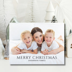 Cartes Pour Fêtes Annuelles Noël photo simple