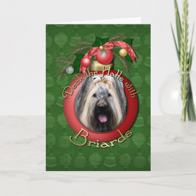 Cartes Pour Fêtes Annuelles Noël - plate-forme les halls - Briard (Devant)