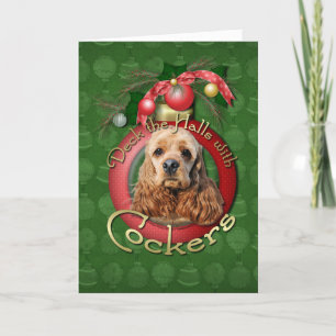 Cartes Pour Fêtes Annuelles Noël - plate-forme les halls - cockers