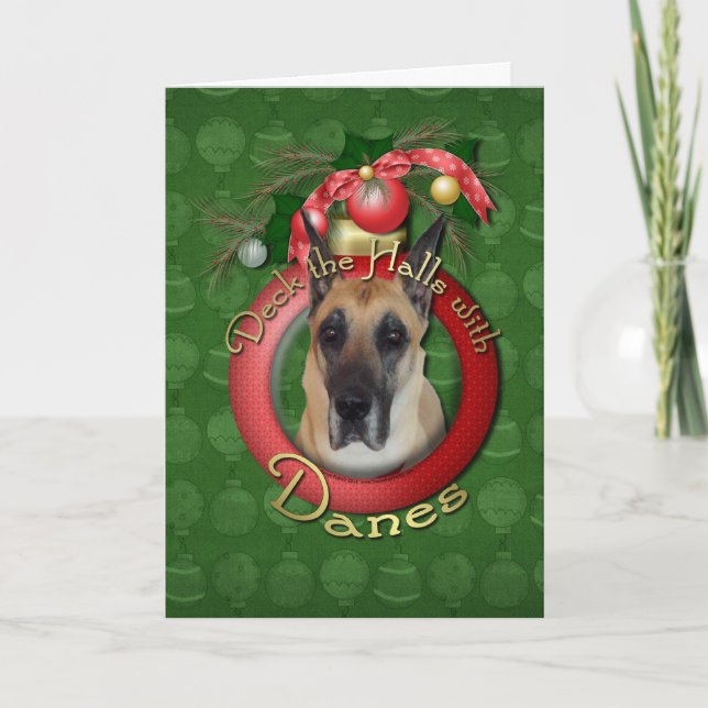 Cartes Pour Fêtes Annuelles Noël - plate-forme les halls - Danois (Devant)