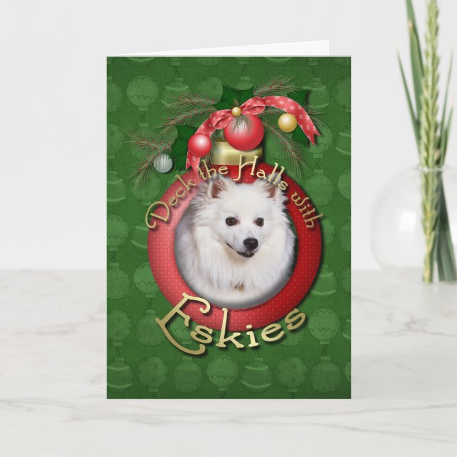 Cartes Pour Fêtes Annuelles Noël - plate-forme les halls - Eskies (Devant)