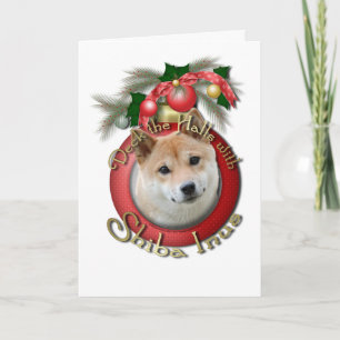 Cartes Pour Fêtes Annuelles Noël - plate-forme les halls - Shiba Inu