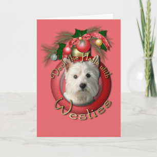 Cartes Pour Fêtes Annuelles Noël - plate-forme les halls - Westies