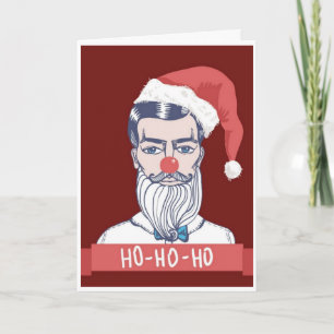 Cartes Pour Fêtes Annuelles Noël - Police des médias sociaux Père Noël