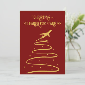 Cartes Pour Fêtes Annuelles Noël prêt pour le décollage