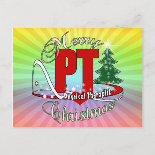 Cartes Pour Fêtes Annuelles NOËL PT Physiothérapeute