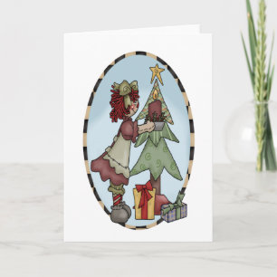 Cartes Pour Fêtes Annuelles Noël Raggedy