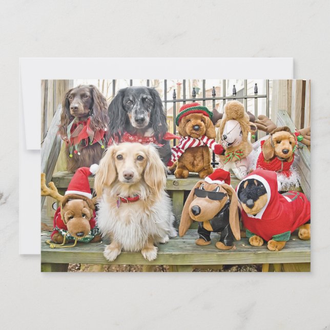 Cartes Pour Fêtes Annuelles Noël rassemble toute la famille (Devant)
