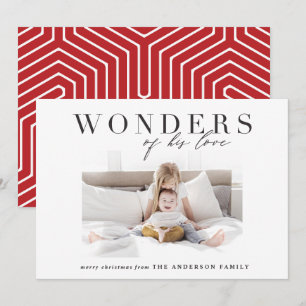 Cartes Pour Fêtes Annuelles Noël religieux chic et multiphoto moderne