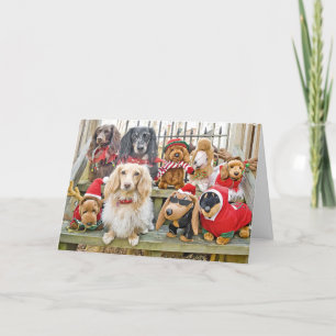 Cartes Pour Fêtes Annuelles Noël réunit la famille entière