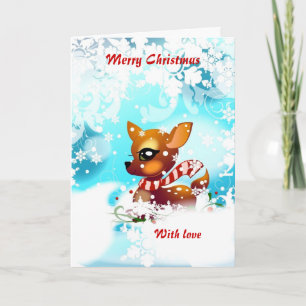 Cartes Pour Fêtes Annuelles Noël romantique