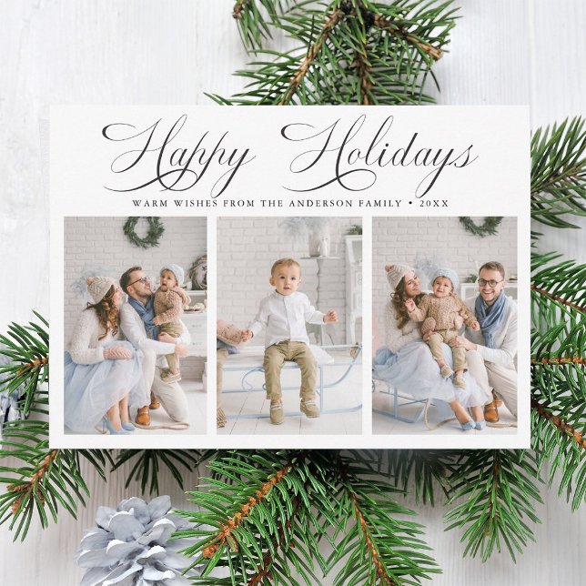 Cartes Pour Fêtes Annuelles Noël romantique Joyeuses Fêtes 3 Photo (Créateur téléchargé)