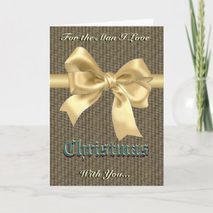 Cartes Pour Fêtes Annuelles Noël romantique pour lui