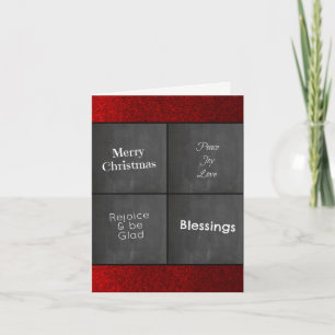 Cartes Pour Fêtes Annuelles Noël rouge de parties scintillantes de Faux de